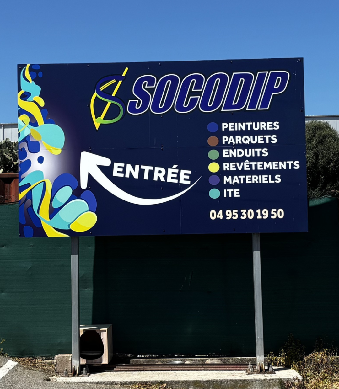 Socodip — Panneau publicitaire